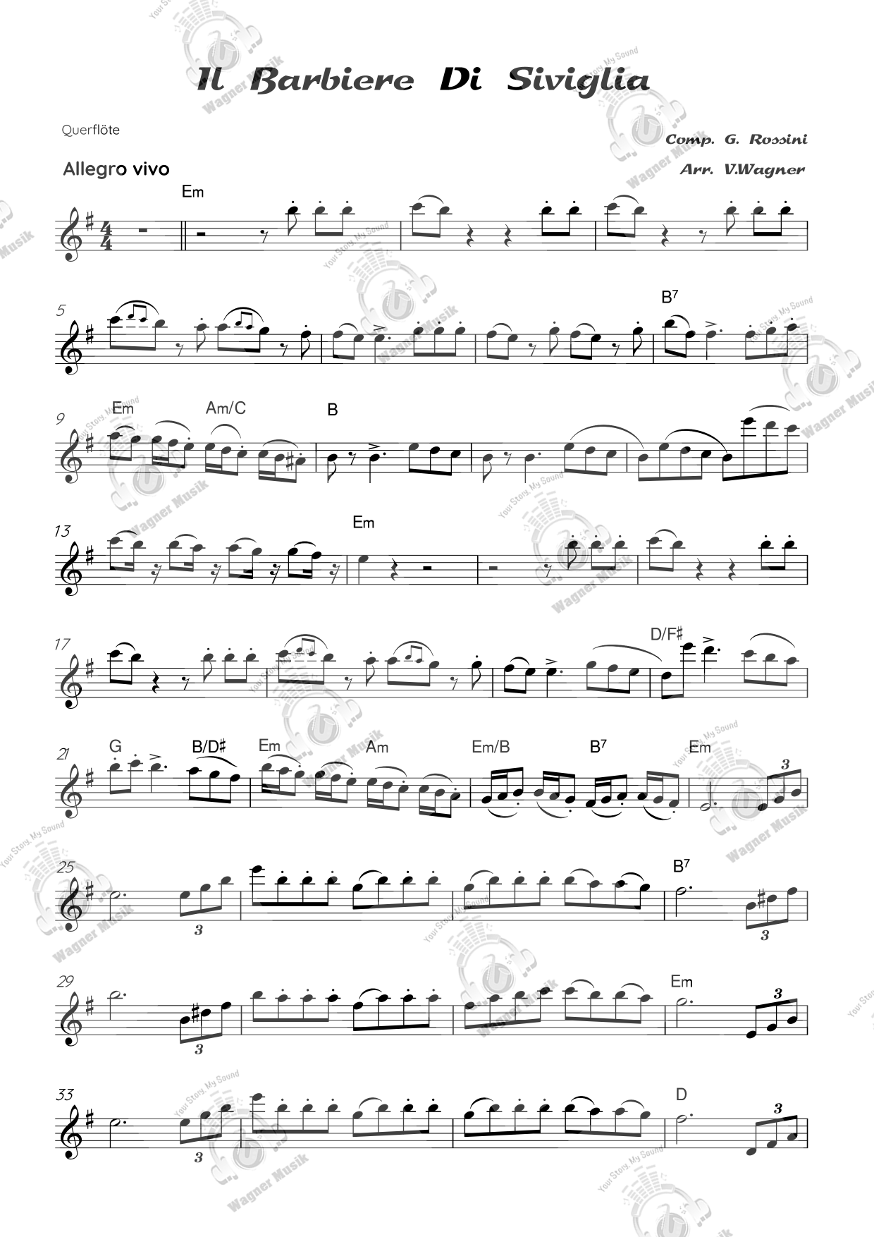 Noten - Il Barbiere di Siviglia 